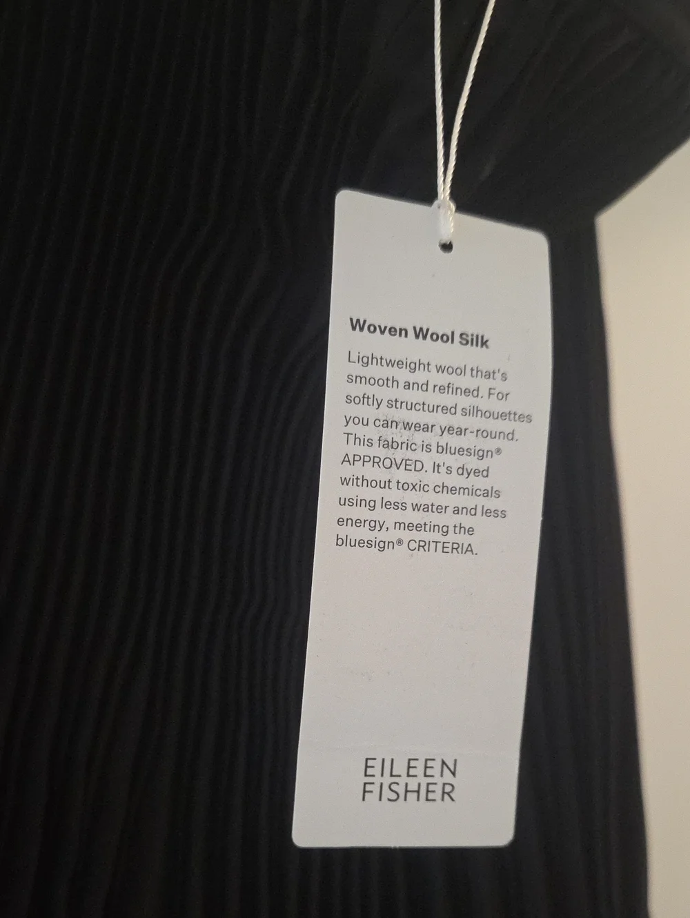 Eileen Fisher Black Pleated Skirt